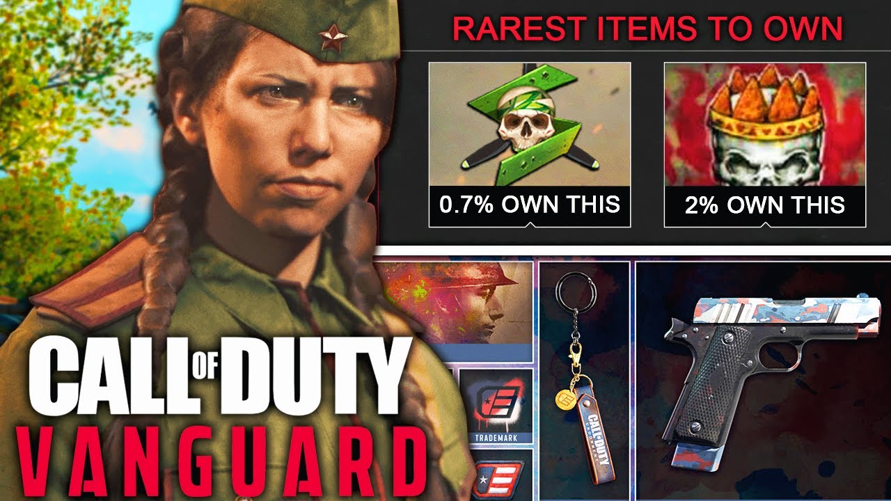 VANGUARD: The 12 RAREST ITEMS You Can Own!