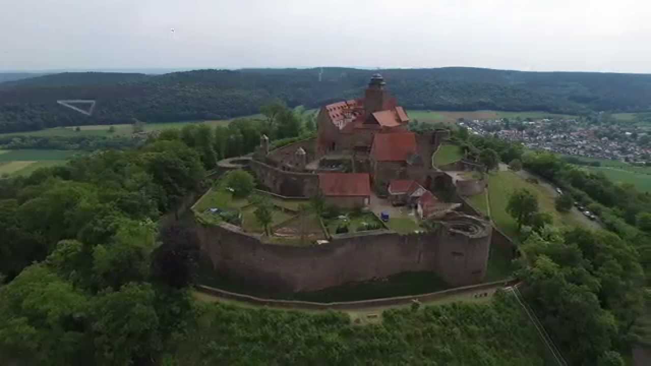 Die Burg - Burg Breuberg Luftaufnahmen DJI Phantom