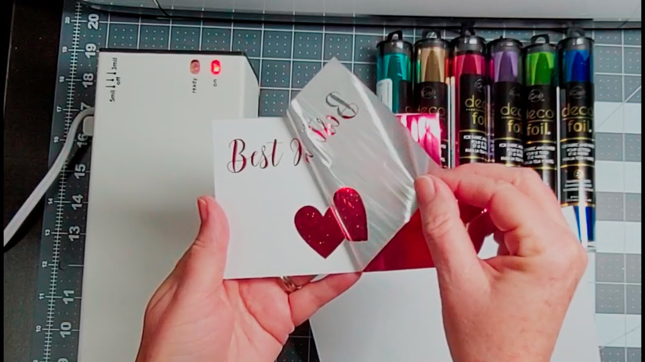 Printing with FOIL using Deco Foil Transfer Sheets!