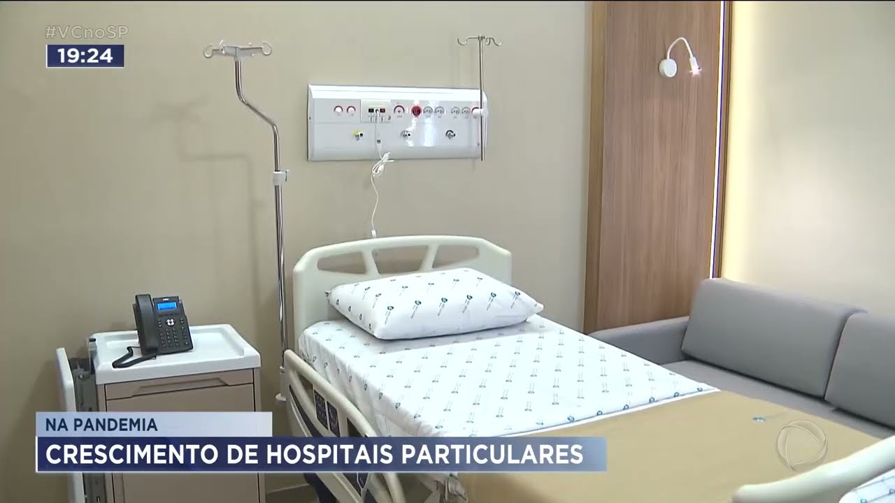 Crescem hospitais particulares na pandemia