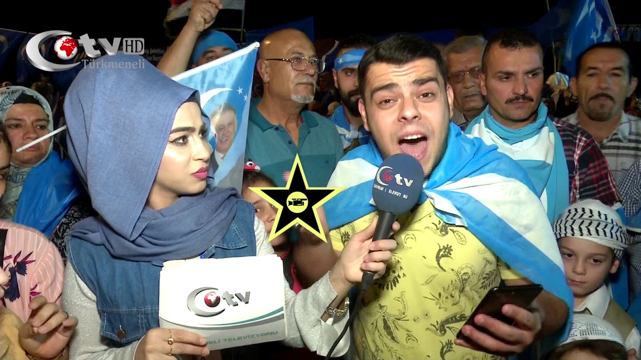 مظاهرات التركمان -المعتصمين التركمان في كركوك ....mavi devrim