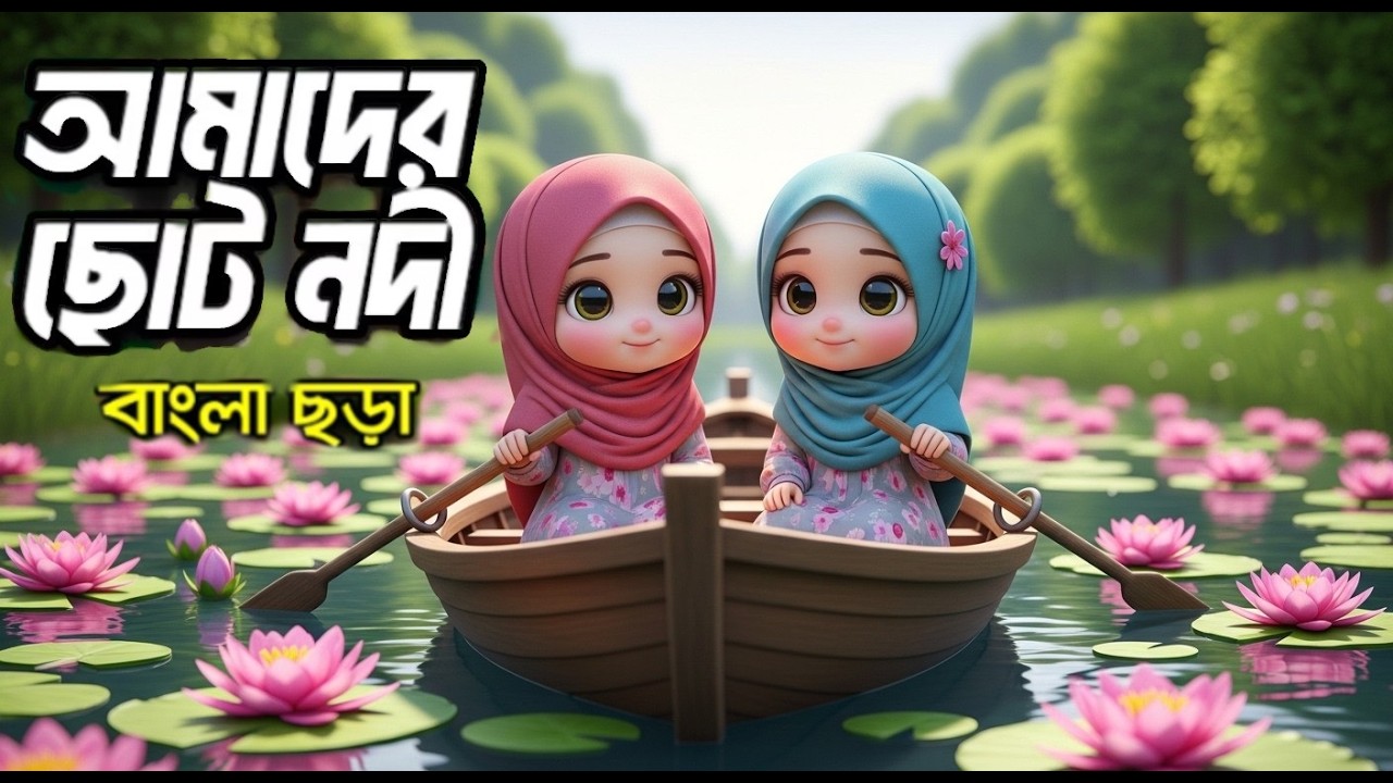 আমাদের ছোট নদী | Amader Choto Nodi | Bangla Rhymes for Kids | Kids rhyme | Kids Animition Tv