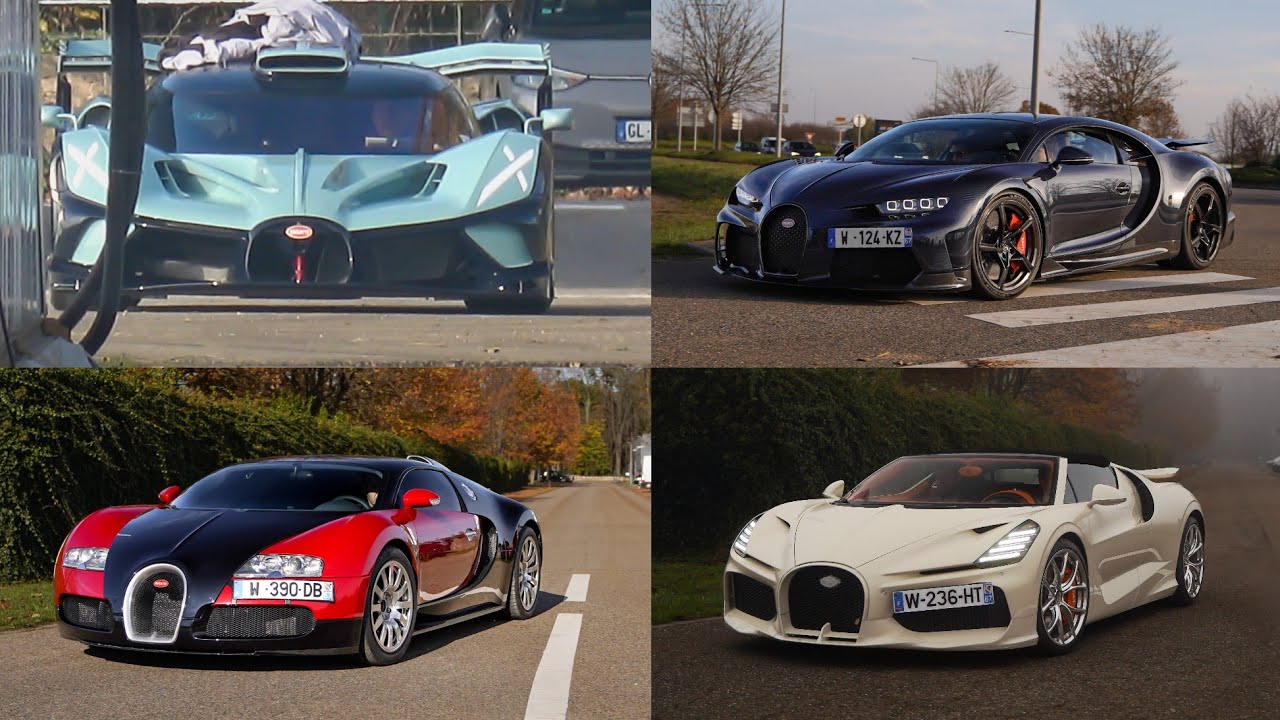 Bugatti Factory Spotting Molsheim - New Mistral,  Prototyp , Bolide, Chiron , Veyron , and More