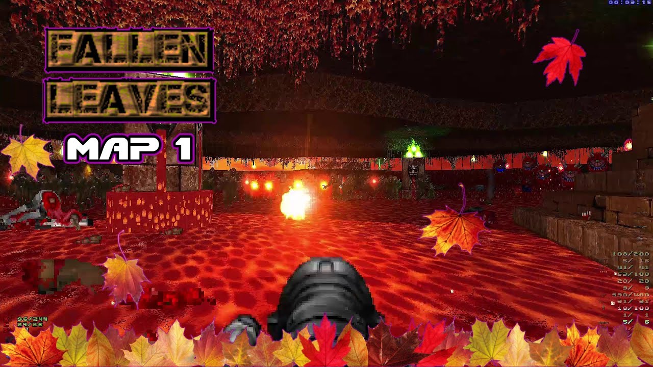Brutal Doom v22 beta: Fallen Leaves map01 tactical hard realism