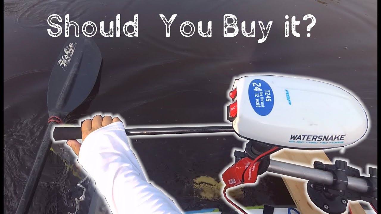 Watersnake T24 ASP Trolling Motor Unboxing and Field Test