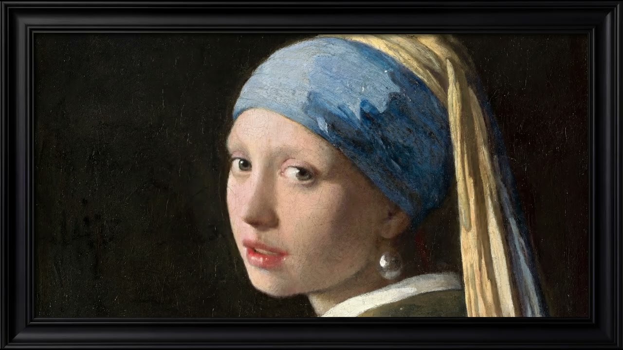 Johannes Vermeer – Girl with a Pearl Earring | 4K Art Mode TV | Ambient Classic Art