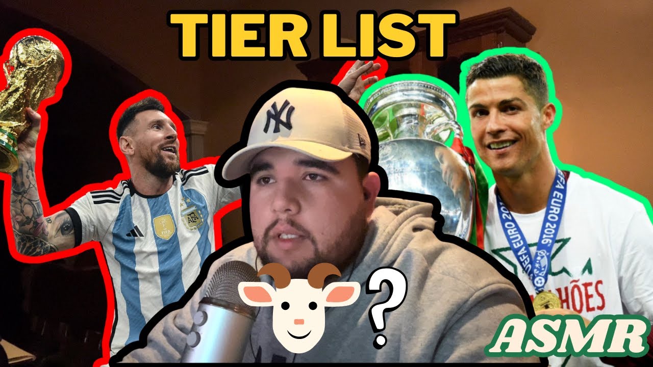 ASMR ⚽ TIER LIST: ¿QUIÉN ES EL GOAT? | LOS 50 MEJORES JUGADORES DEL FÚTBOL (2010–2020) PT.2