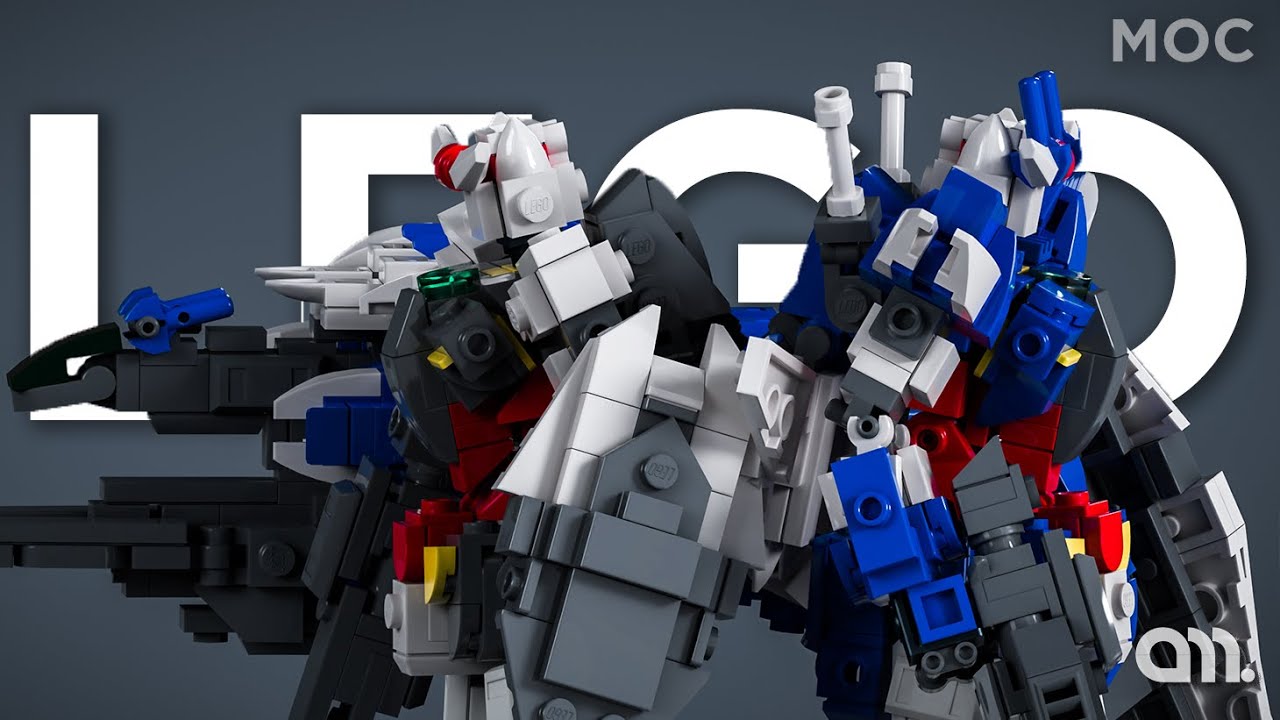 I MADE A LEGO GUNDAM EARTHREE THAT TRANSFORMS | LEGO GUNPLA