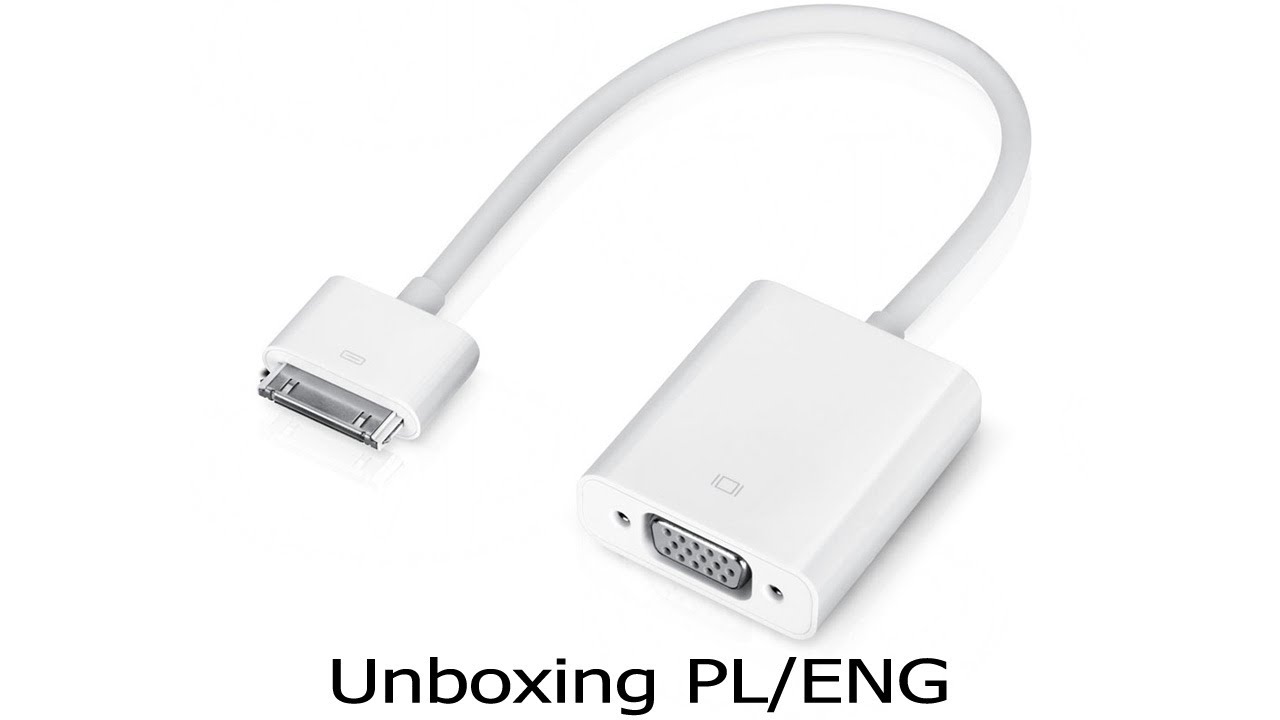 Apple VGA Adapter - Unboxing PL/ENG