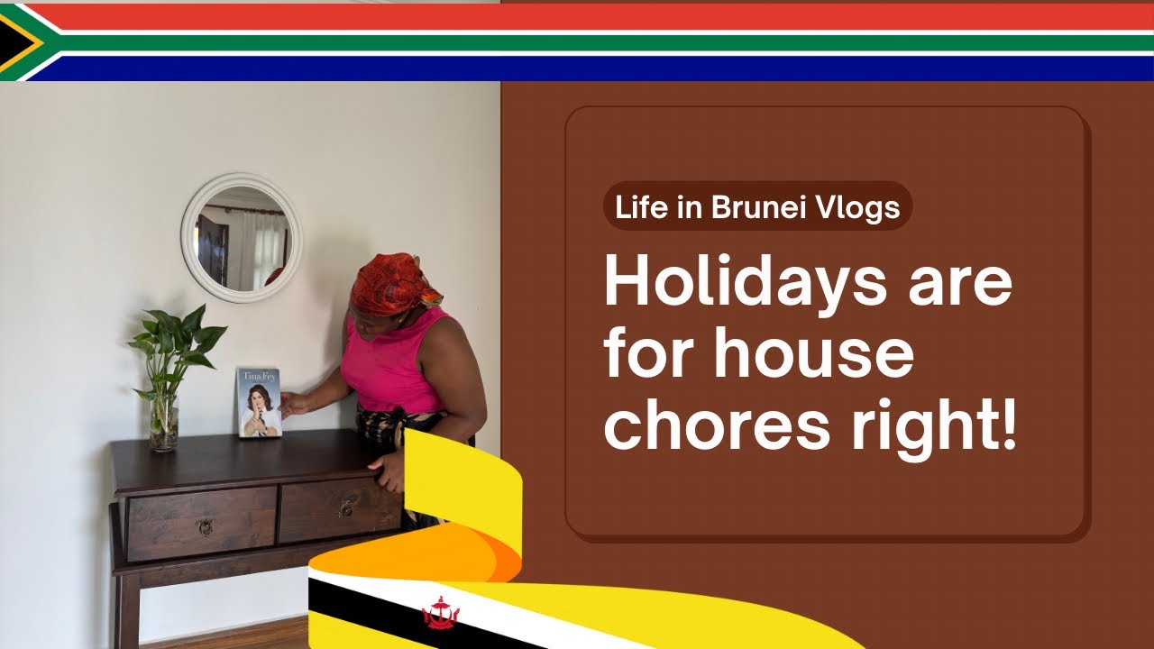 CLEANING + LAUNDRY DAY IN BRUNEI 🇧🇳 | South African Expat Life Vlog |