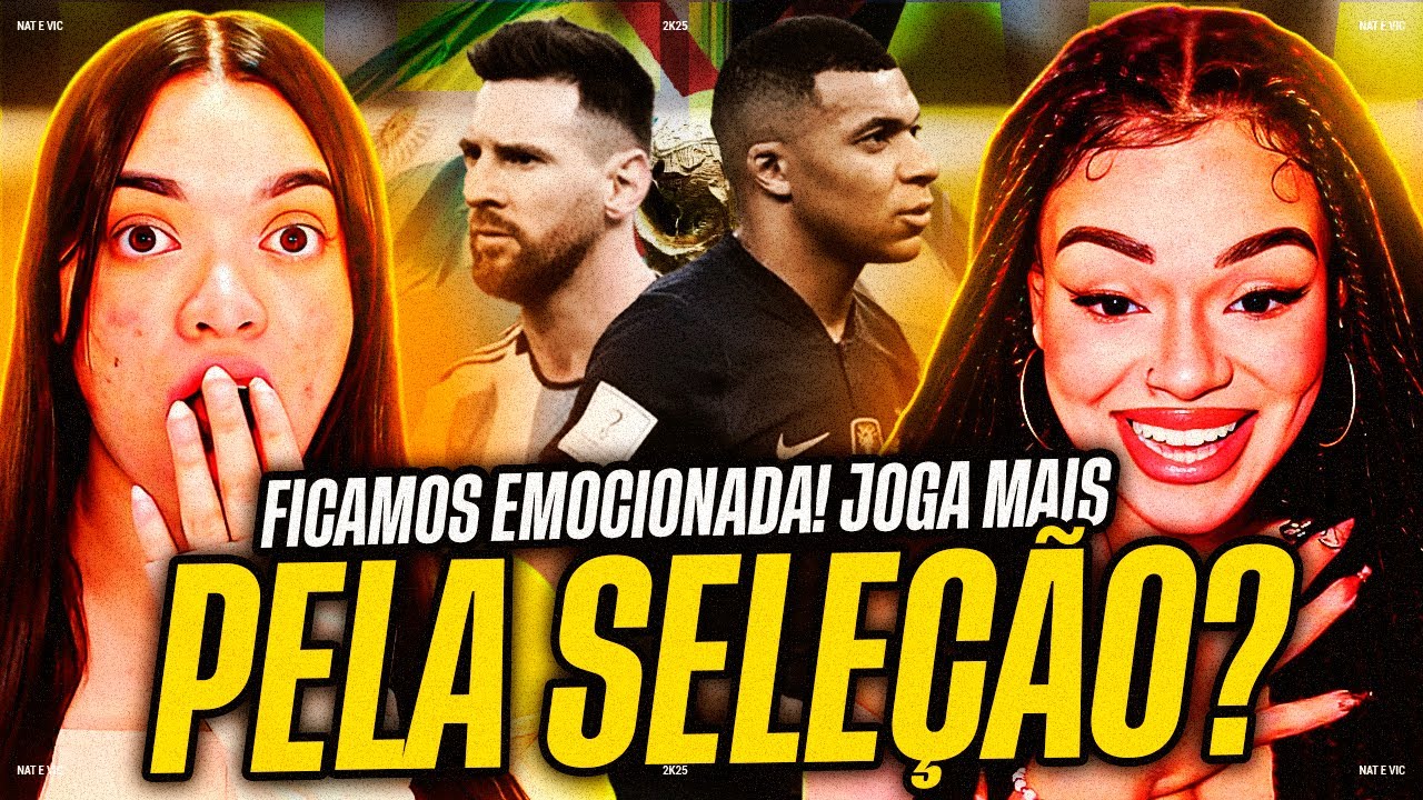 REAGINDO a LIONEL MESSI - A ÚLTIMA DANÇA | Nat e Vic MV