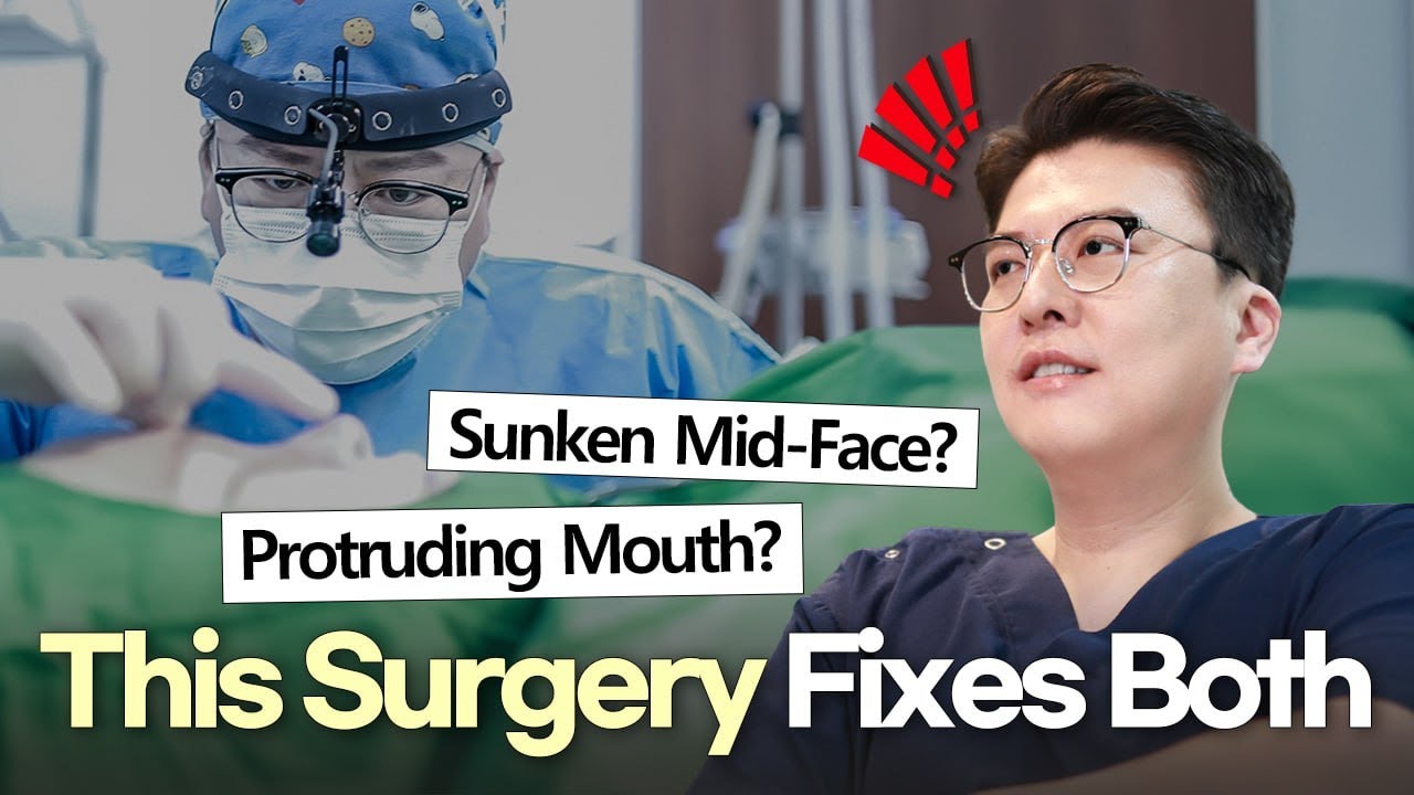 Sunken Mid-Face & Protruding Mouth?This Korean Nose Surgery Fixes Both | Philtrum-Nose Explained