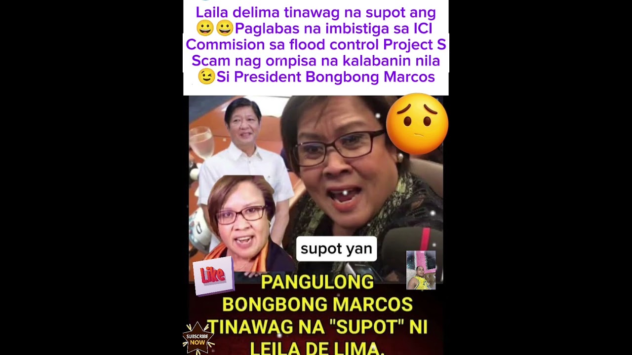 Pangulong Bongbong Marcos @tinawag na Supot ni( Leila delima)