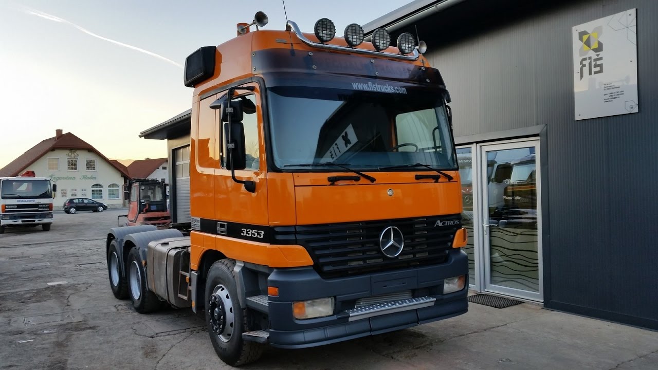 Fiš trucks: Mercedes Benz Actros 3353 S, 6x4 tractor head