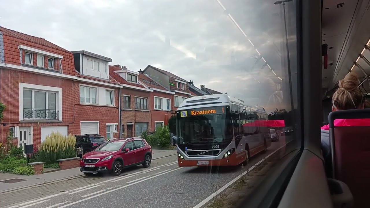 [STIB] Volvo 7900 Hybride sur la ligne 76 entre Crainhem et Oppem