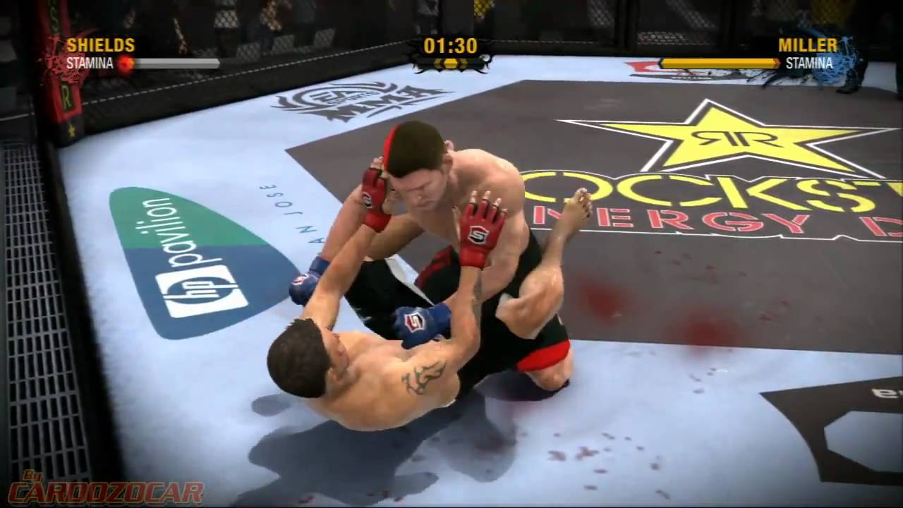 EA Sport MMA Playstation 3 Surra Feia na dificuldade - Medio