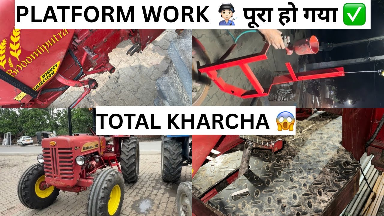 Mahindra 265 DI का Platform तैयार ✅ | Final Look + Total खर्चा 😱| @nishu_deshwal @LandlordTractors 