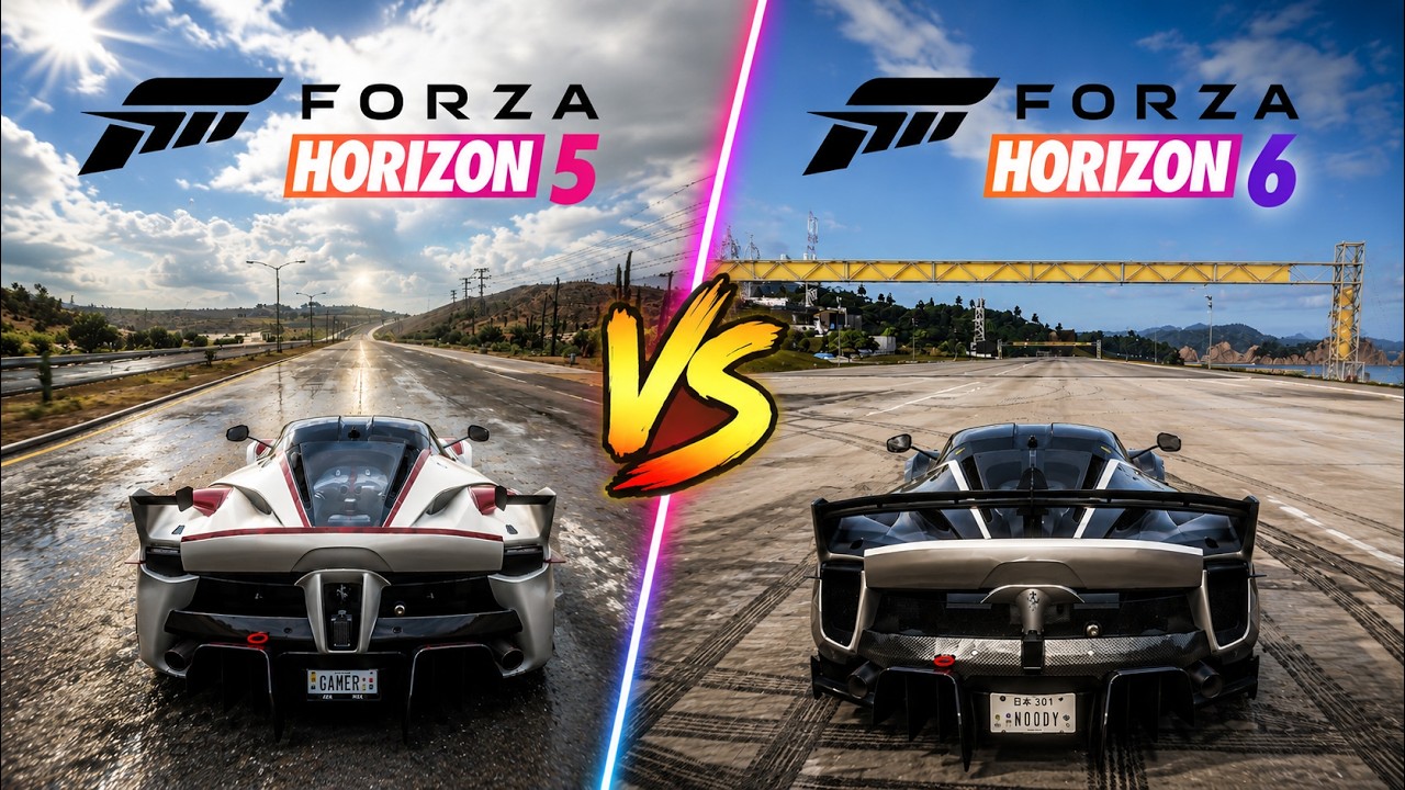 Forza Horizon 6 vs Forza Horizon 5: Graphics, Physics and Details Comparison