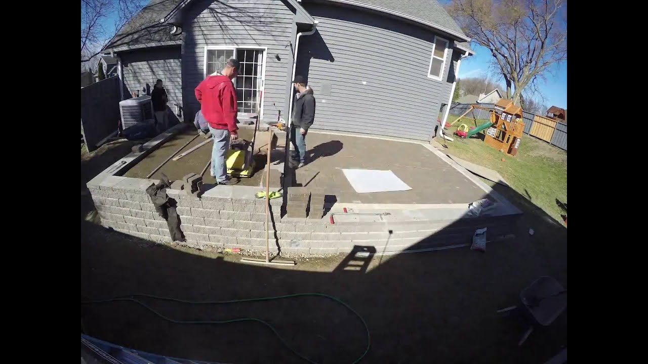 Chanhassen Time Lapse Video: Raised Patios