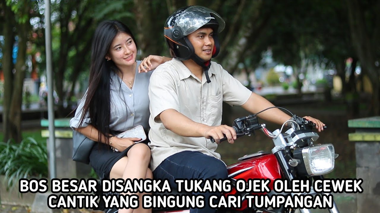 BOS BESAR DISANGKA TUKANG OJEK OLEH CEWEK CANTIK YANG BINGUNG CARI TUMPANGAN TAPI TENRYATA DIA...