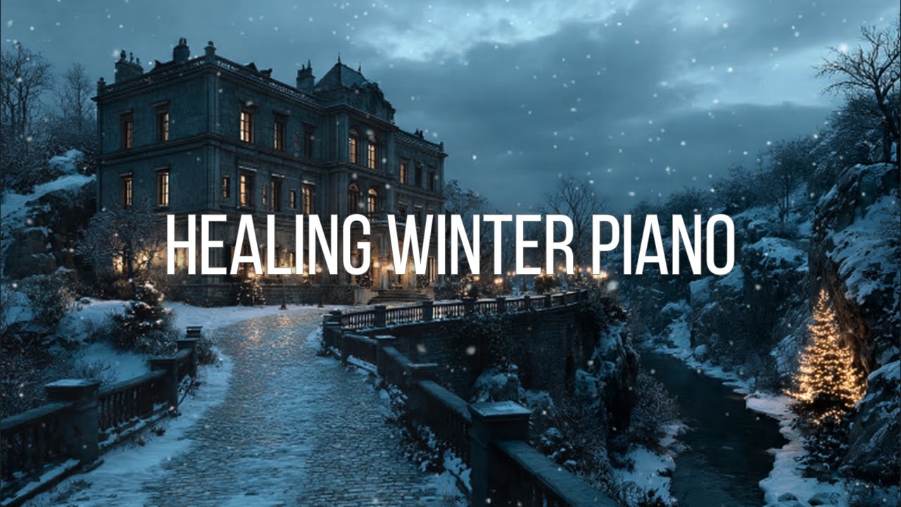 4 HOURS: Healing Winter Walk ❄️ Relaxing Piano Music for Deep Sleep, Study & Mental Clarity