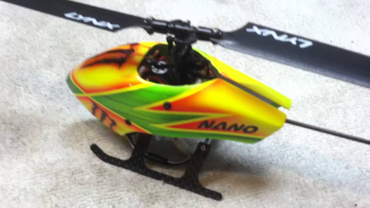 E-flite Blade Nano CPX with New Monster Fusuno Canopy