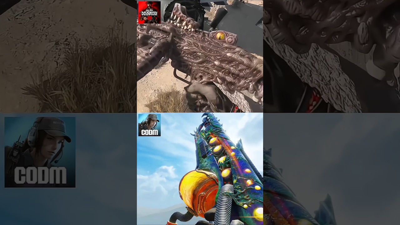 Weapon Inspection in CODM Vs Modern Warfare 3