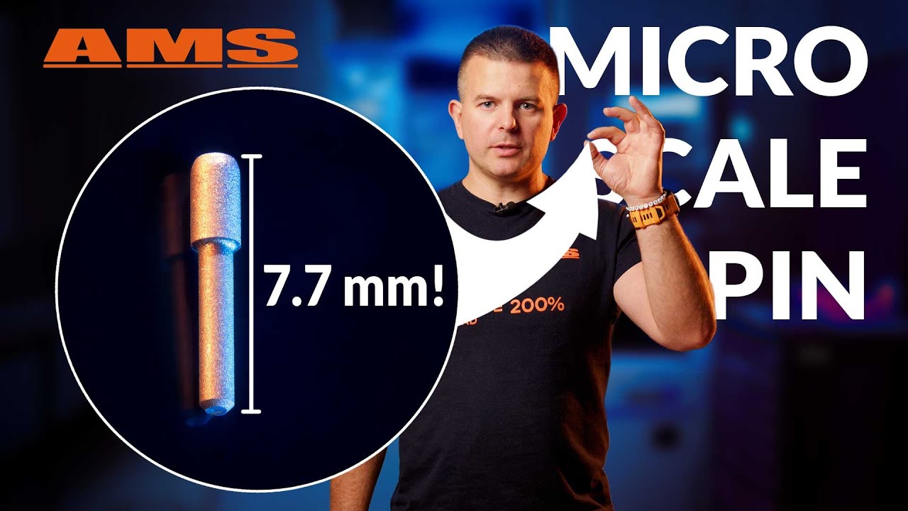 Najmniejszy element jaki stworzyliśmy wycinarką elektroerozyjną WEDM + AMS trick