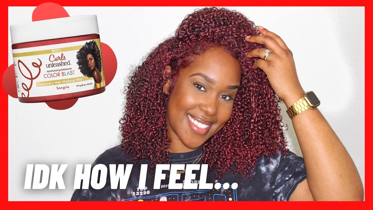 RED hair AGAIN, who dis? 🥴 | ORS Curls Unleashed COLOR BLAST | Vlogmas Day 11 of 12!