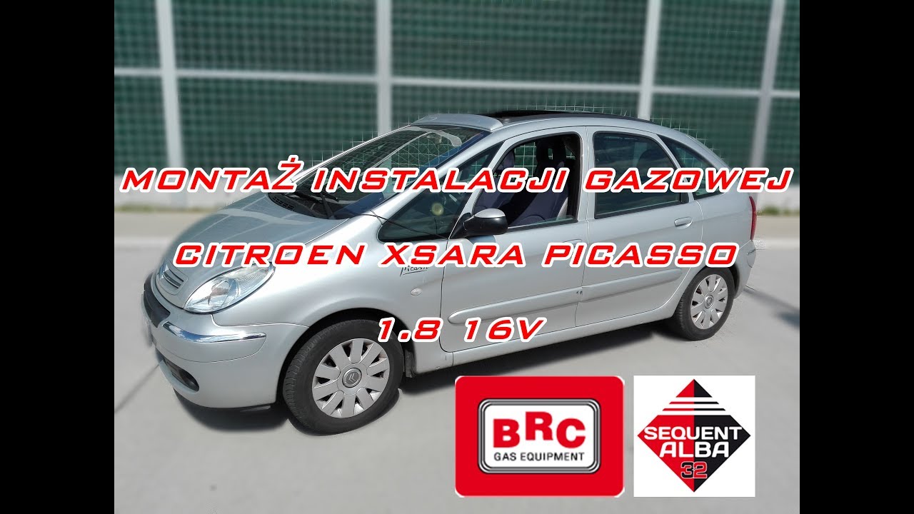 Citroen Xsara Picasso 1.8 instalacja gazowa BRC Sequent ALBA 32 montaż ARG Auto Gaz Ł&oacute;dź