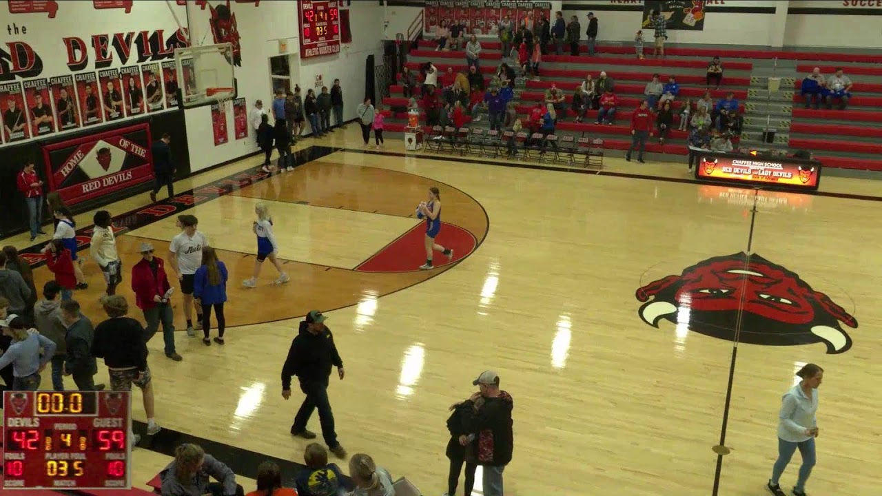 Scott City HS Girls @ Chaffee Lady Red Devils Basketball