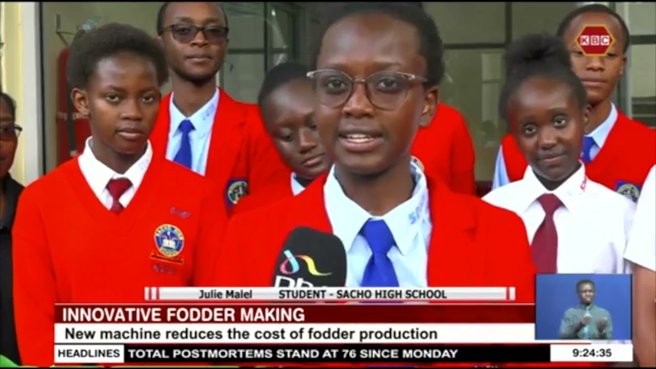 Sacho High School students invent silage making machine