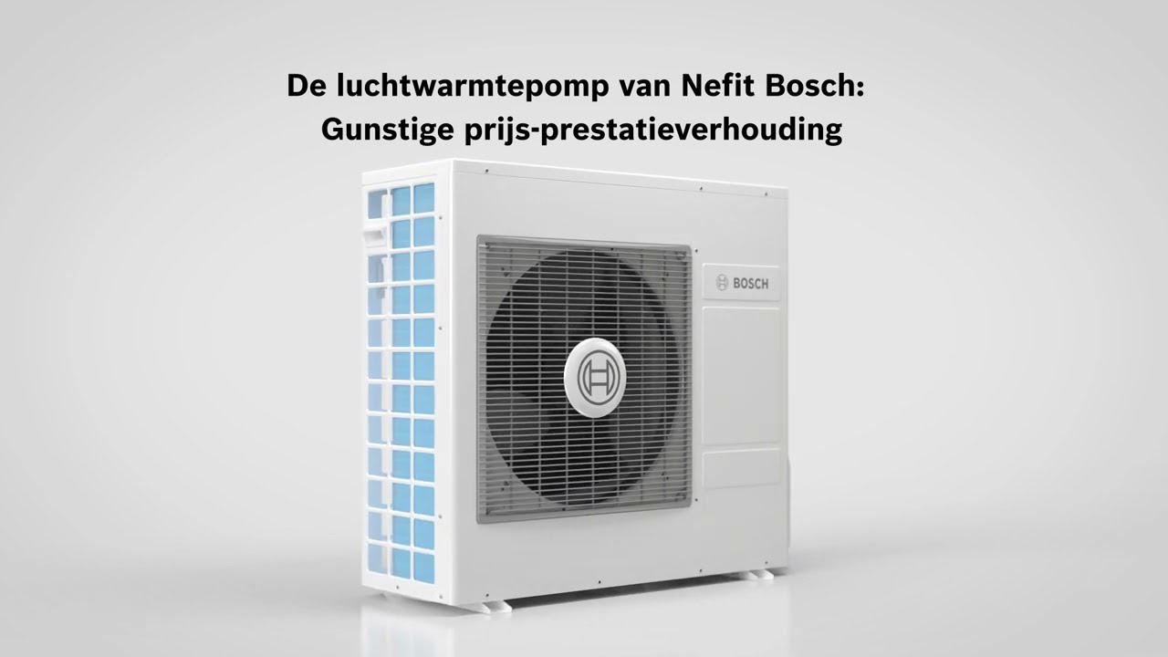 Nefit Bosch Compress 3400iAWS luchtwarmtepompen
