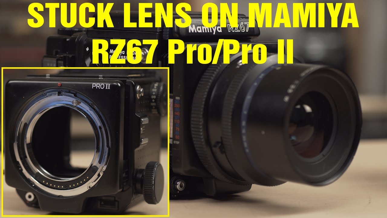 Quick Fix - Mamiya RZ67 Pro, Pro II: How to Remove a Stuck Lens