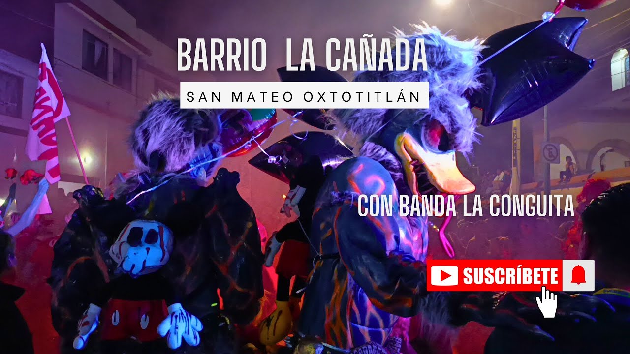 Barrio la cañada con banda la conguita  en San Mateo Oxtotitlán 2 de Mayo 2025.