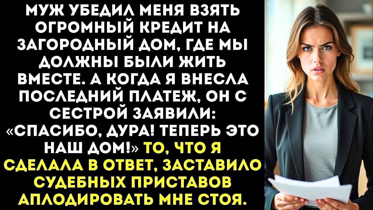 «Ты платишь за МОЙ дом, а жить в нем будет моя сестра с семьей!» — заявил муж, выхватив у меня карту