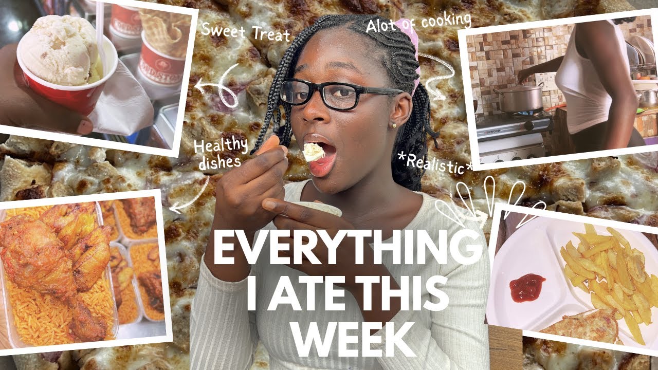 What I eat in a week 🥙+ A lot of cooking🧑‍🍳 +Realistic+ healthy dishes 🥗+ sweet treats 🍰