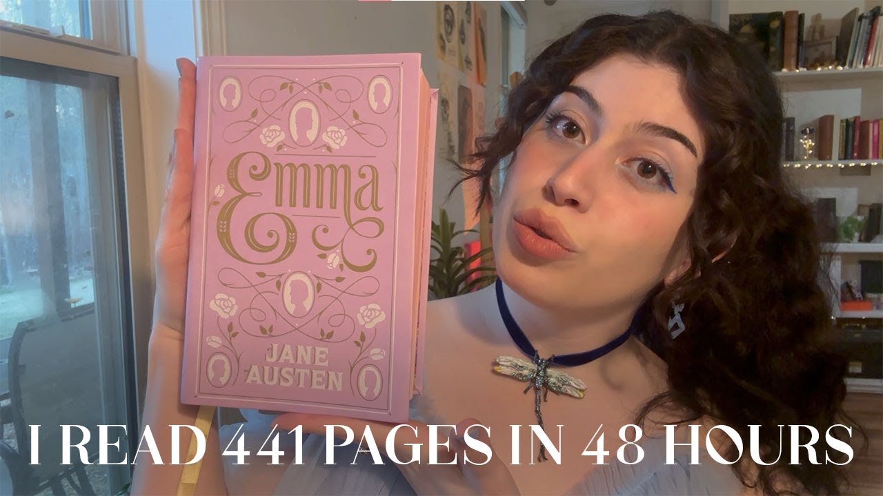 Reading Vlog (classics) 🌷 I read EMMA by Jane Austen 🌷 441 pages in less than 48 hours 🤭