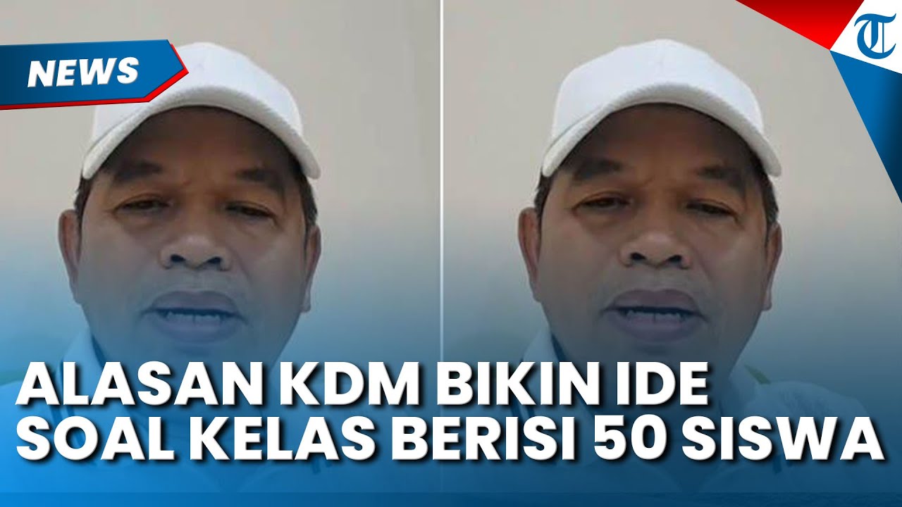 ALASAN KDM Bikin Ide Soal Kelas Berisi 50 Siswa di Jabar, Beri Jawaban Krusial