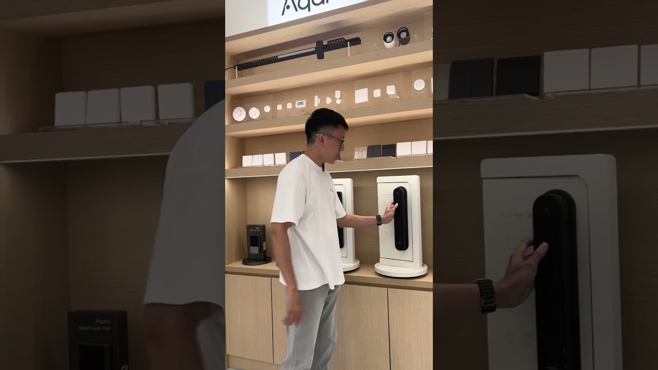Aqara door locks in 30 seconds! #smarthomesg #home#homesecuritysg #smarthome #automation #realestate