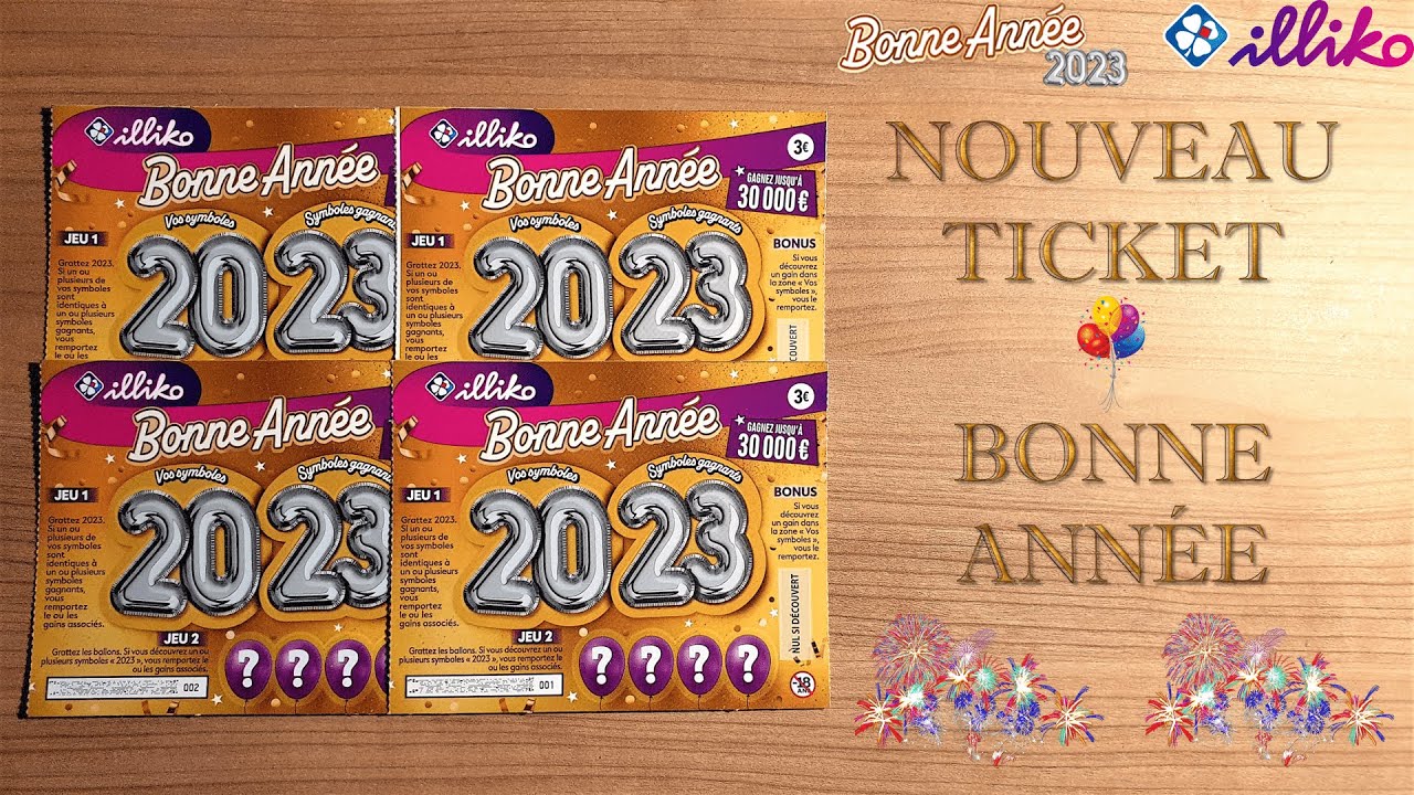 Grattage du ticket 