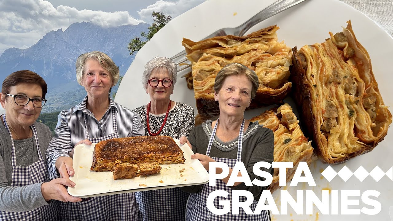 Discover a crêpe lasagna called timballo from Abruzzo! | Pasta Grannies