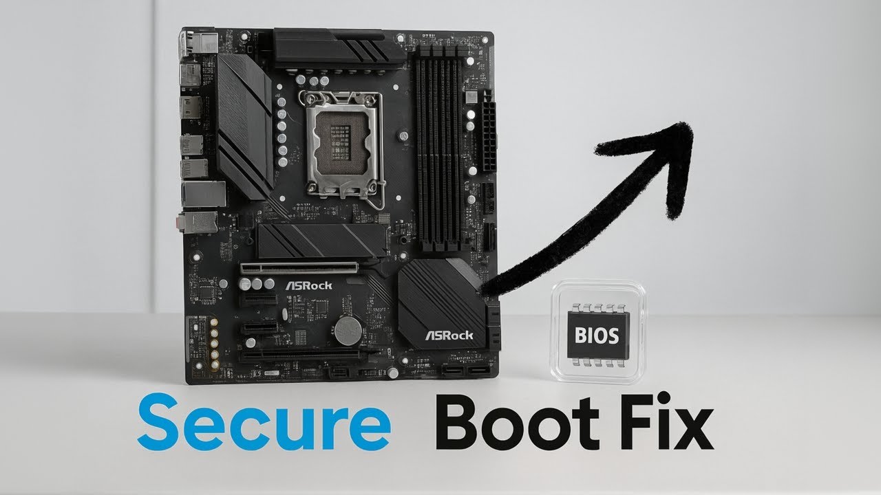 [ASROCK] Как исправить ошибку «Безопасная загрузка включена, но не активна» в BIOS Материнские пл...