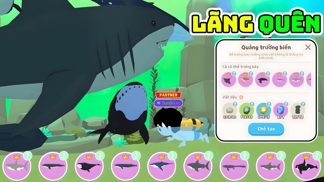Play Together | M&igrave;nh Thử Chế Tạo Quảng Trường Biển Khu Vực Thủy Cung Bị L&atilde;ng Qu&ecirc;n