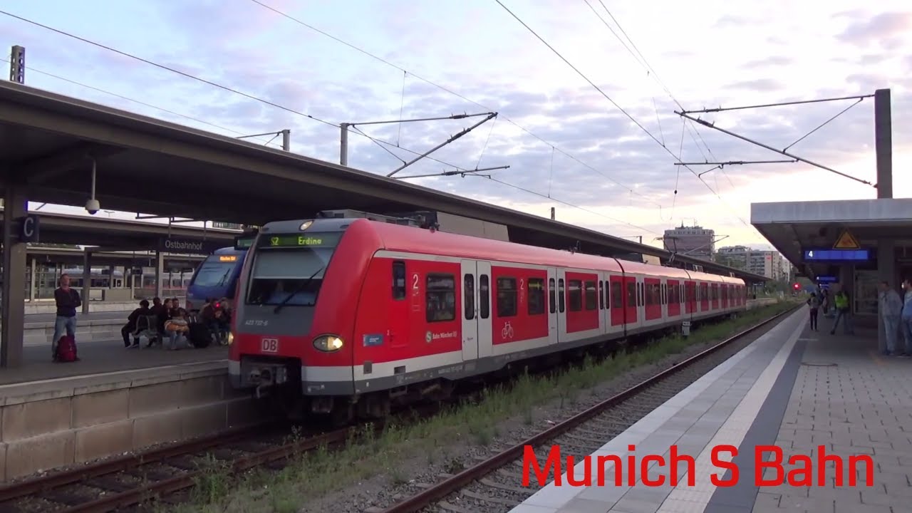 Munich S Bahn trains at Munchen Hbf and Munchen Ost / Munchen S Bahn in M&uuml;nchen Hbf und M&uuml;nchen Ost