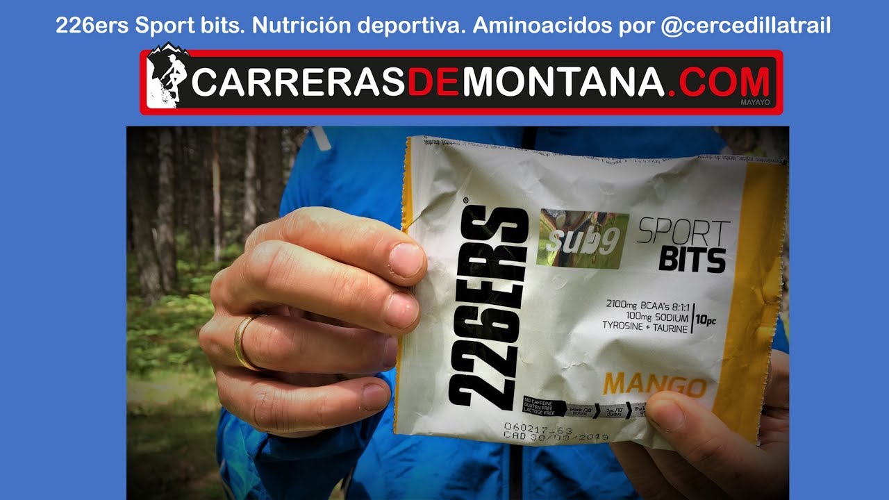 226ers Sub9 sport bits: Nutrición deportiva con aminoácidos