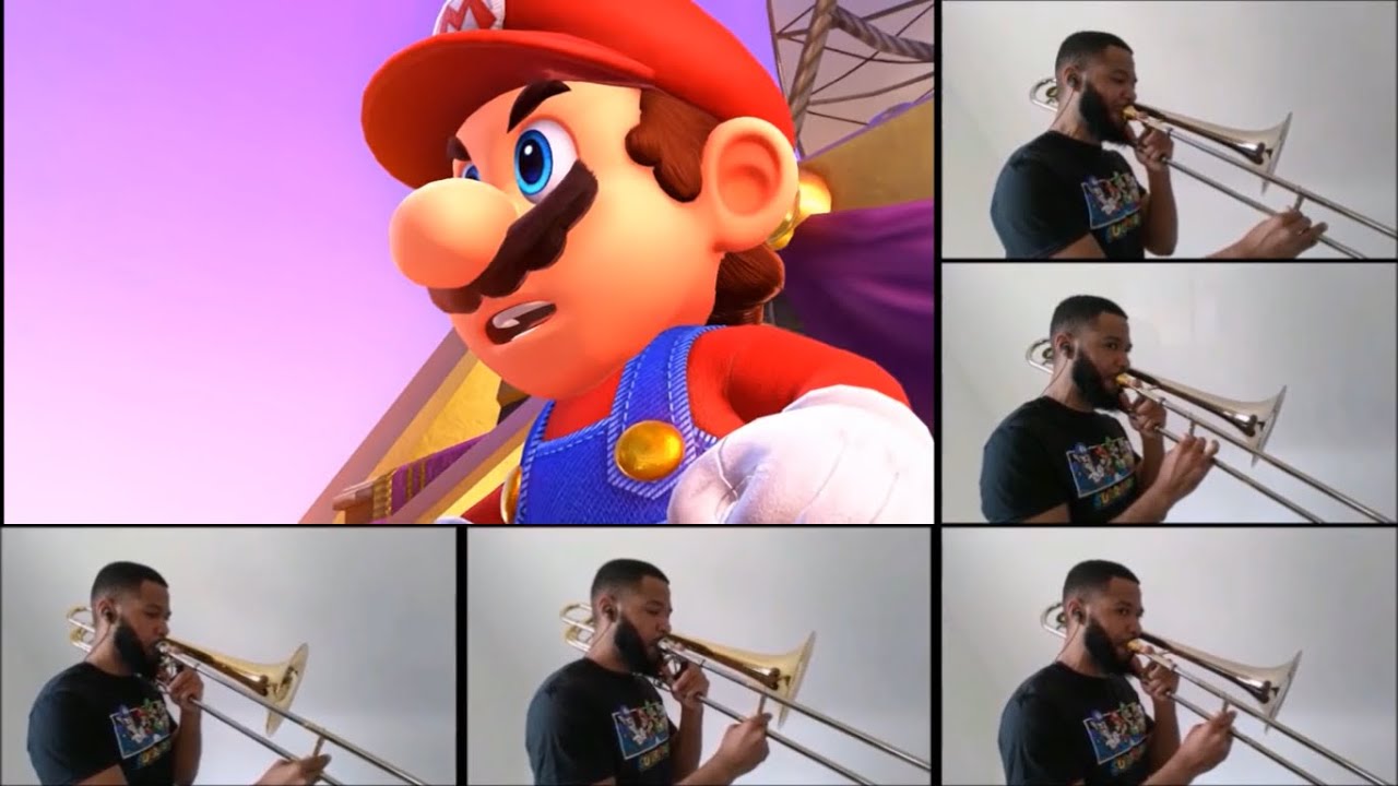 Super Mario Bros. Overworld Theme || Trombone Quintet