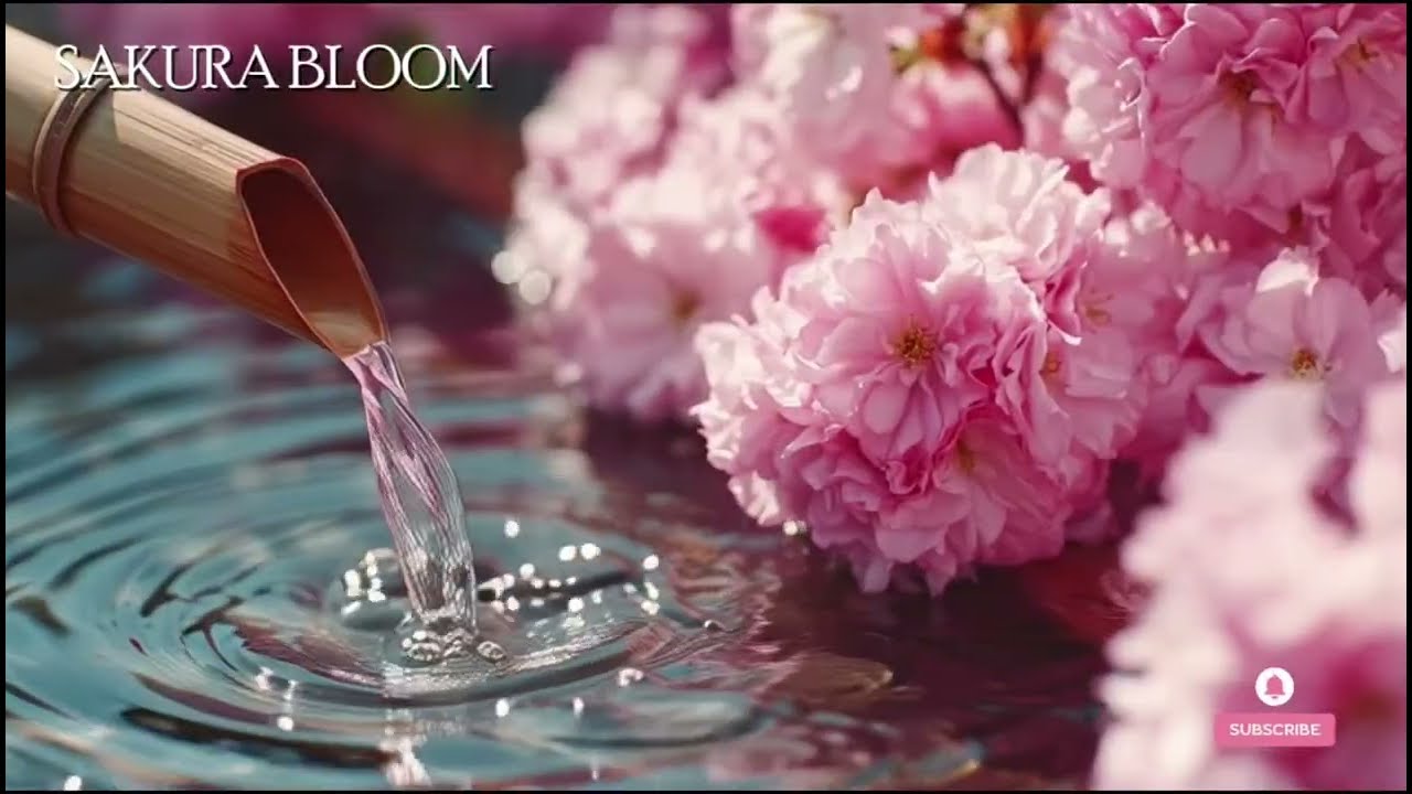 桜ブルーム – 癒しのピアノと日本の自然音 | 瞑想と安眠の音楽 Healing piano + nature sounds Jepang.