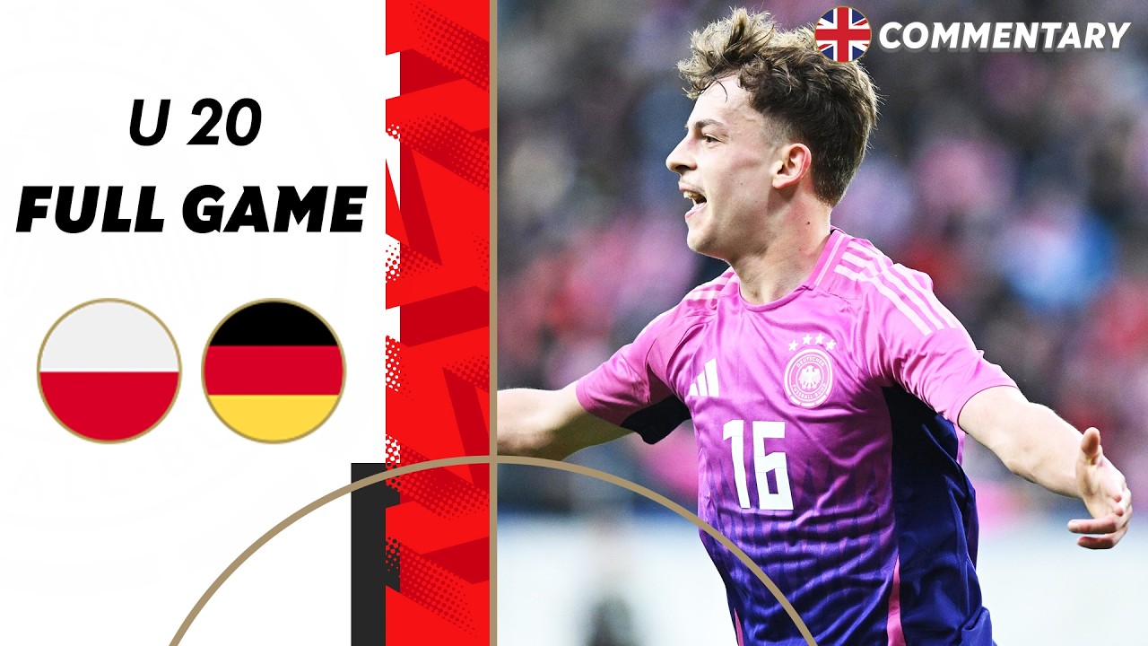 Polska kontra Niemcy | Cały mecz | Mecz międzynarodowy do lat 20