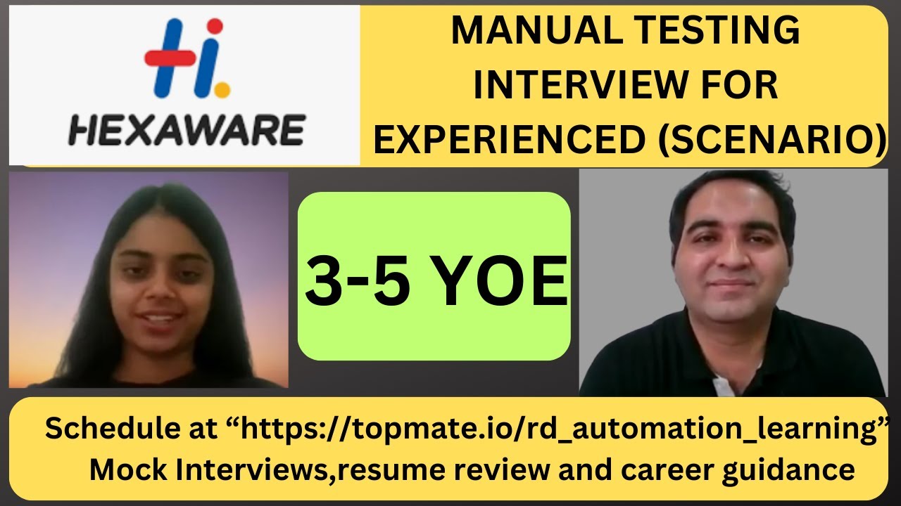 Manual Testing Interview Questions and Answers| Testing Interview Questions | RD Automation Learning